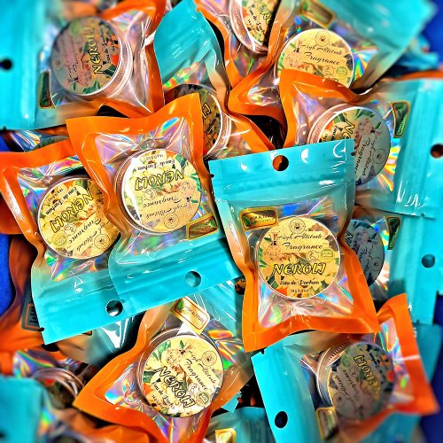 NEROLI Perfume - Eau de Parfum - Solid Balm - Aromatherapy Essential Oils (Orange Blossoms, Citrus Aurantium, Tuberose, Mandarin, Narcissus, Cassie) Natural Fragrance