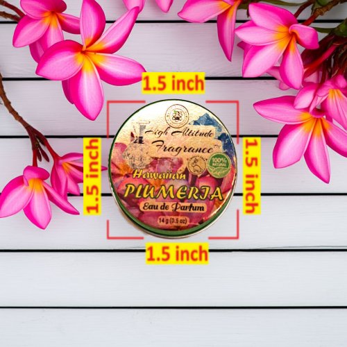 HAWAIIAN PLUMERIA Perfume - Eau de Parfum - Solid Balm - Aromatherapy Essential Oils (Frangipani, Gardenia, Jasmine, Tuberose, Champaca, Magnolia) Natural Fragrance