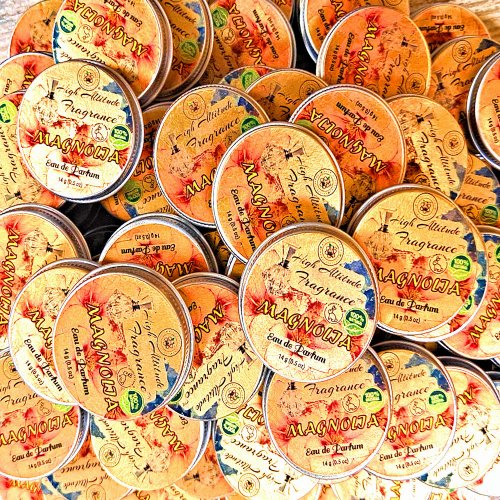 MAGNOLIA Perfume - Eau de Parfum - Solid Balm - Aromatherapy Essential Oils (Magnolia, Gardenia, Boronia, Champaca, Hyacinth, Lotus, Narcissus, Tuberose) Natural Fragrance