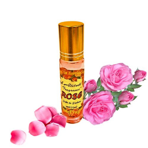 ROSE Perfume Oil - Huile de Parfum (Tea Rose, De Mai, Otto Oil, Rosa Damascena, Centifolia) Natural Fragrance