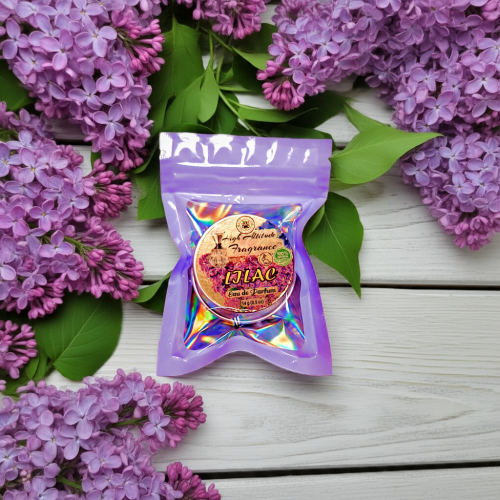LILAC Perfume - Eau de Parfum - Solid Balm - Aromatherapy Essential Oils (Lilacs, Hyacinth, Orris, Heliotrope, Violet) - Natural Fragrance