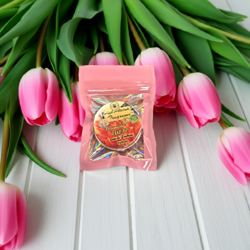 TRIUMPH TULIP Perfume - Eau de Parfum - Solid Balm - Aromatherapy Essential Oils (Tulipa Gesneriana, Lily, Rose, Tuberose, Hyacinth, Honeysuckle) - Natural Fragrance