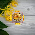 YLANG-YLANG Perfume - Eau de Parfum - Solid Balm - Aromatherapy Essential Oils (Cananga odorata, Tangerine, Jasmine, Hyacinth, Neroli, Linden, Lemon) Natural Fragrance