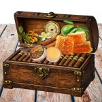 SWEET TOBACCO Cologne - Eau de Cologne - Solid Balm - Aromatherapy Essential Oils (Nicotiana Tabacum, Honeysuckle, Bergamot, Labdanum, Cinnamon, Vanilla, Orris, Oud) - Natural Fragrance