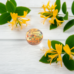 HONEYSUCKLE Perfume - Eau de Parfum - Solid Balm - Aromatherapy Essential Oils (Lonicera Caprifolium, Labdanum, Jasmine, Tangerine, Vanilla, Honey) - Natural Fragrance