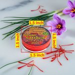 KASHMIRI SAFFRON Perfume — Eau de Parfum • Solid Balm • Aromatherapy Essential Oils (Crocus sativus, Tangerine, Lily, Vetiver, Benzoin, Hay) — Natural Fragrance