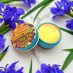 ROYAL IRIS Solid Perfume Balm – Iris Florentina, Violet, Rose &amp; Tropical Fruit | Powdery Floral Natural Fragrance