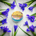 ROYAL IRIS Solid Perfume Balm – Iris Florentina, Violet, Rose &amp; Tropical Fruit | Powdery Floral Natural Fragrance