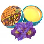 ROYAL IRIS Solid Perfume Balm – Iris Florentina, Violet, Rose &amp; Tropical Fruit | Powdery Floral Natural Fragrance
